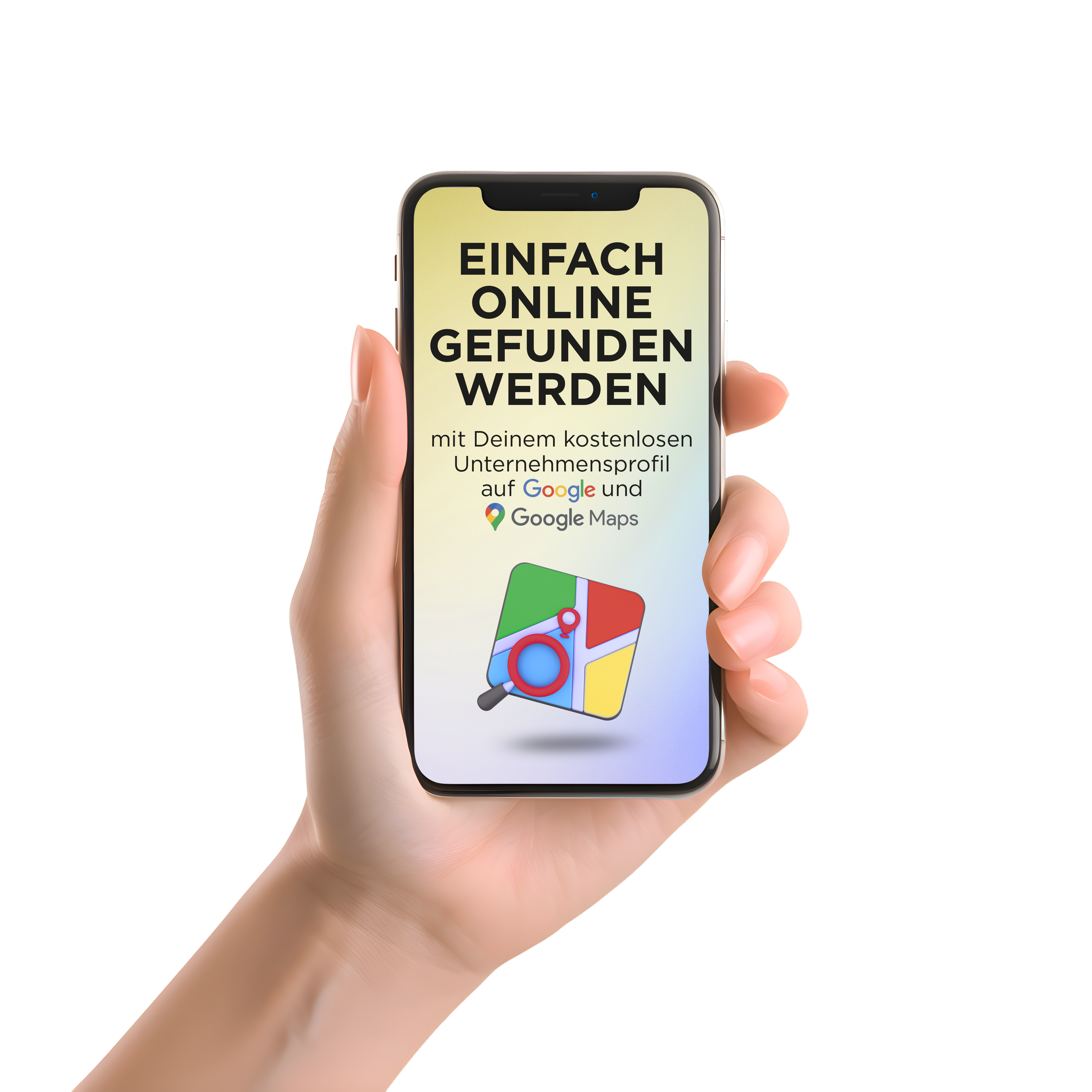 Hand mit Handy-1